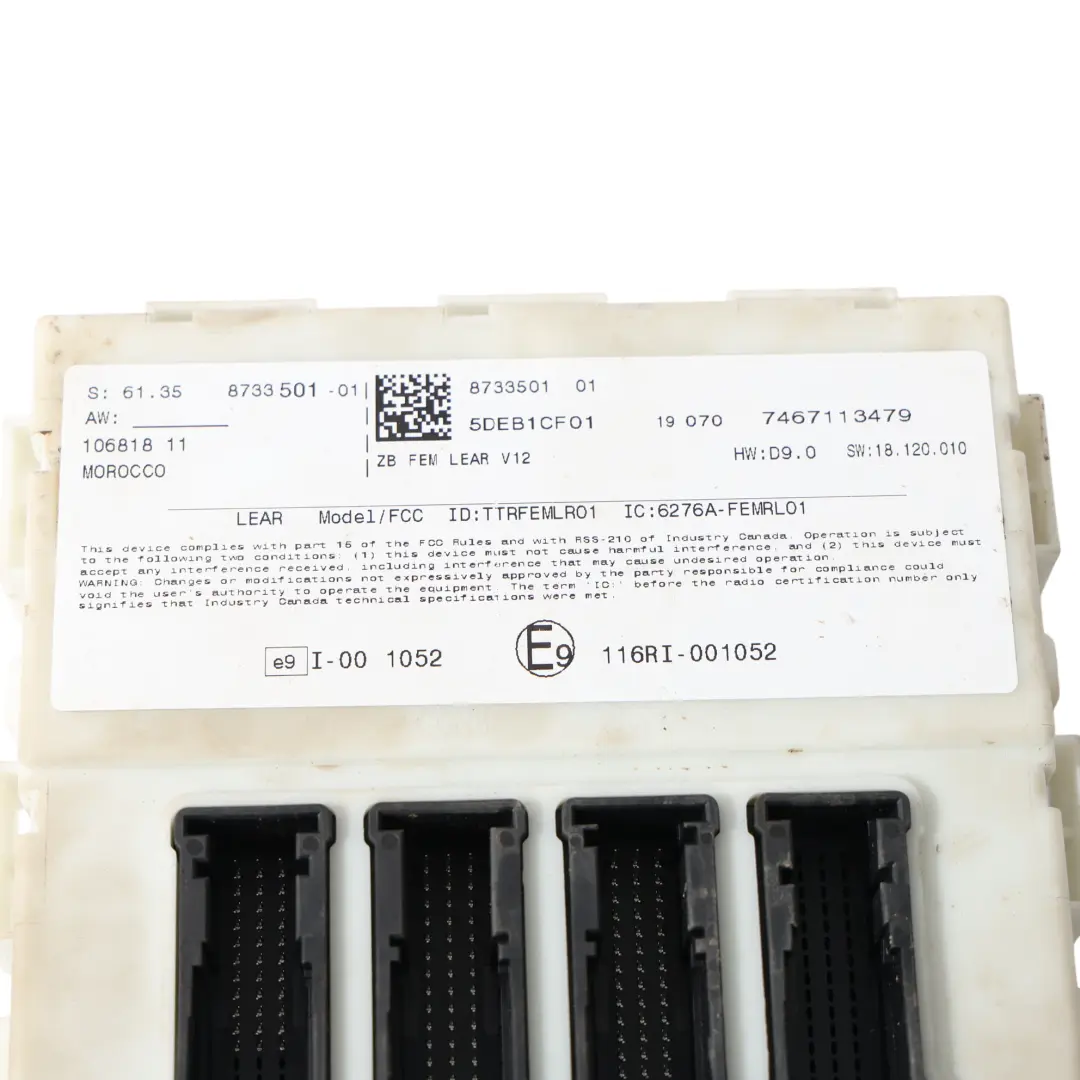 B47 190HP Moduł Silnika ECU DDE Kit Automat do BMW F21 F30 LCI 120D o numerze 8475350 BMW F21 F30 LCI 120D B47 190HP Moduł Silnika ECU DDE Kit Automat - SKU 8475350-5 - Numer Części 8475350