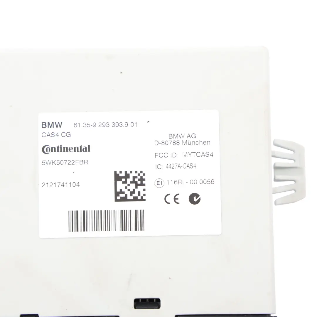 BMW X3 F25 Diesel 2.0dX 184HP N47N Engine ECU Kit DDE Key CAS4 Automatic - SKU 8572418-2 - Part number 8572418