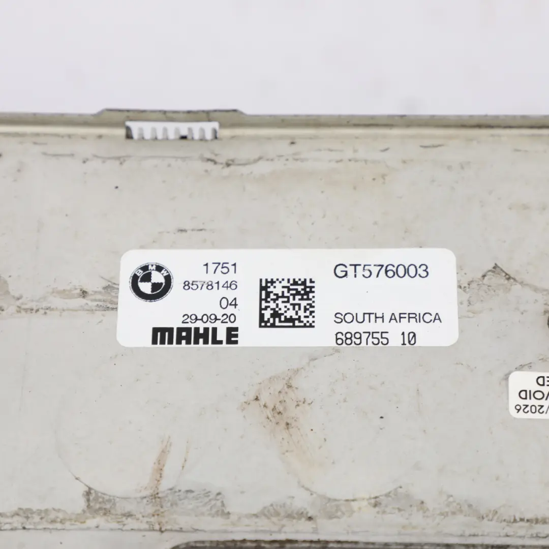 BMW X3 G01 X4 G02 Air Charge Intercooler - SKU 8578146 - Part number 8578146