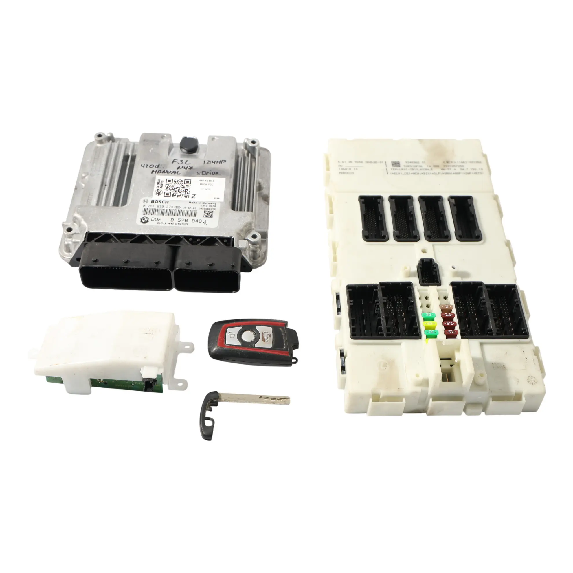 BMW F20 F30 F32 Xdrive 184HP N47N Moduł Silnika Zestaw DDE 8578946 Manual