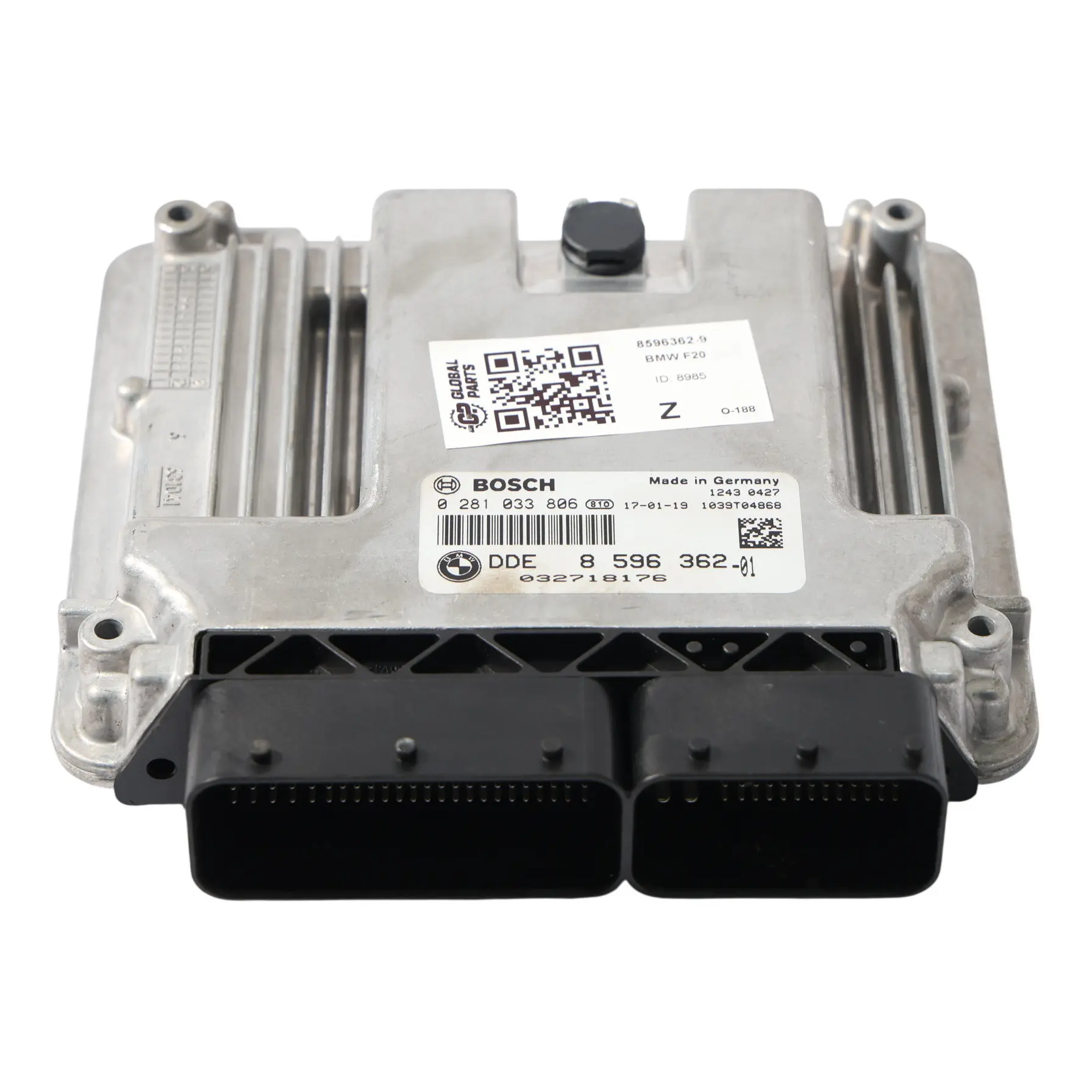 BMW F20 F30 LCI 116d B37 116HP Motor Control ECU DDE 8596362 Manual