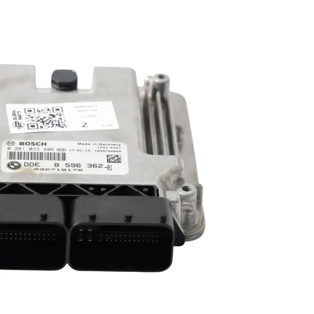BMW F20 F30 LCI 116d B37 116HP Motor Control ECU DDE Manual - SKU 8596362-9 - Número de pieza 8596362