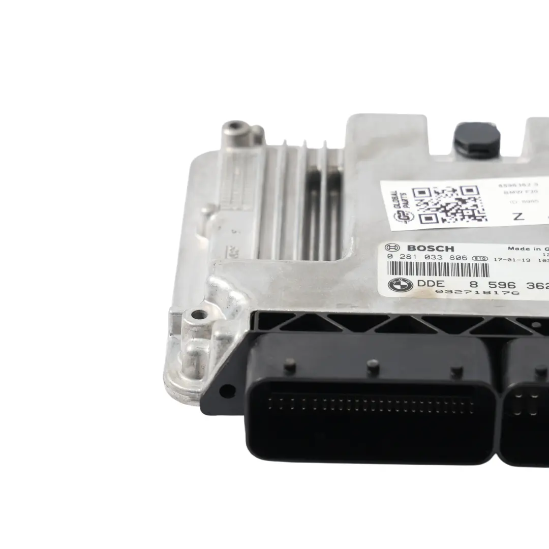 BMW F20 F30 LCI 116d B37 116HP Sterownik Silnika DDE Manual - SKU 8596362-9 - Numer Części 8596362