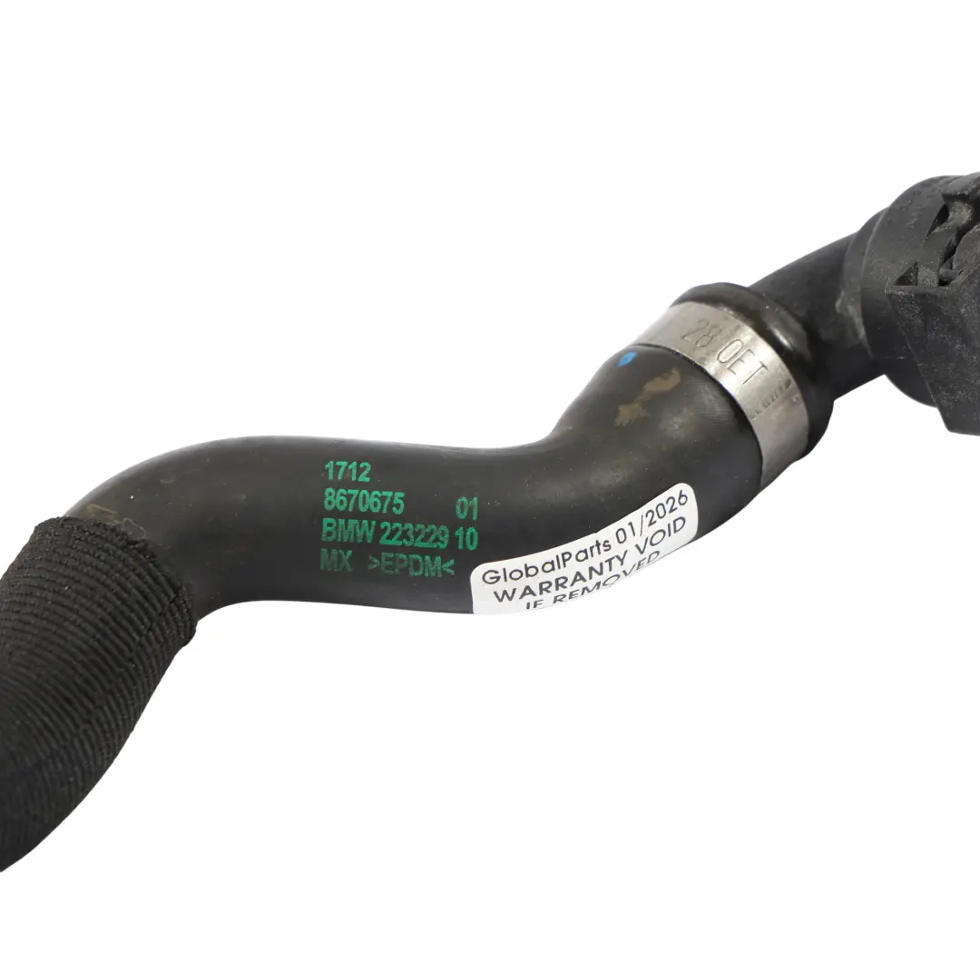BMW X3 G01 Coolant Return Line - SKU 8670675 - Part number 8670675