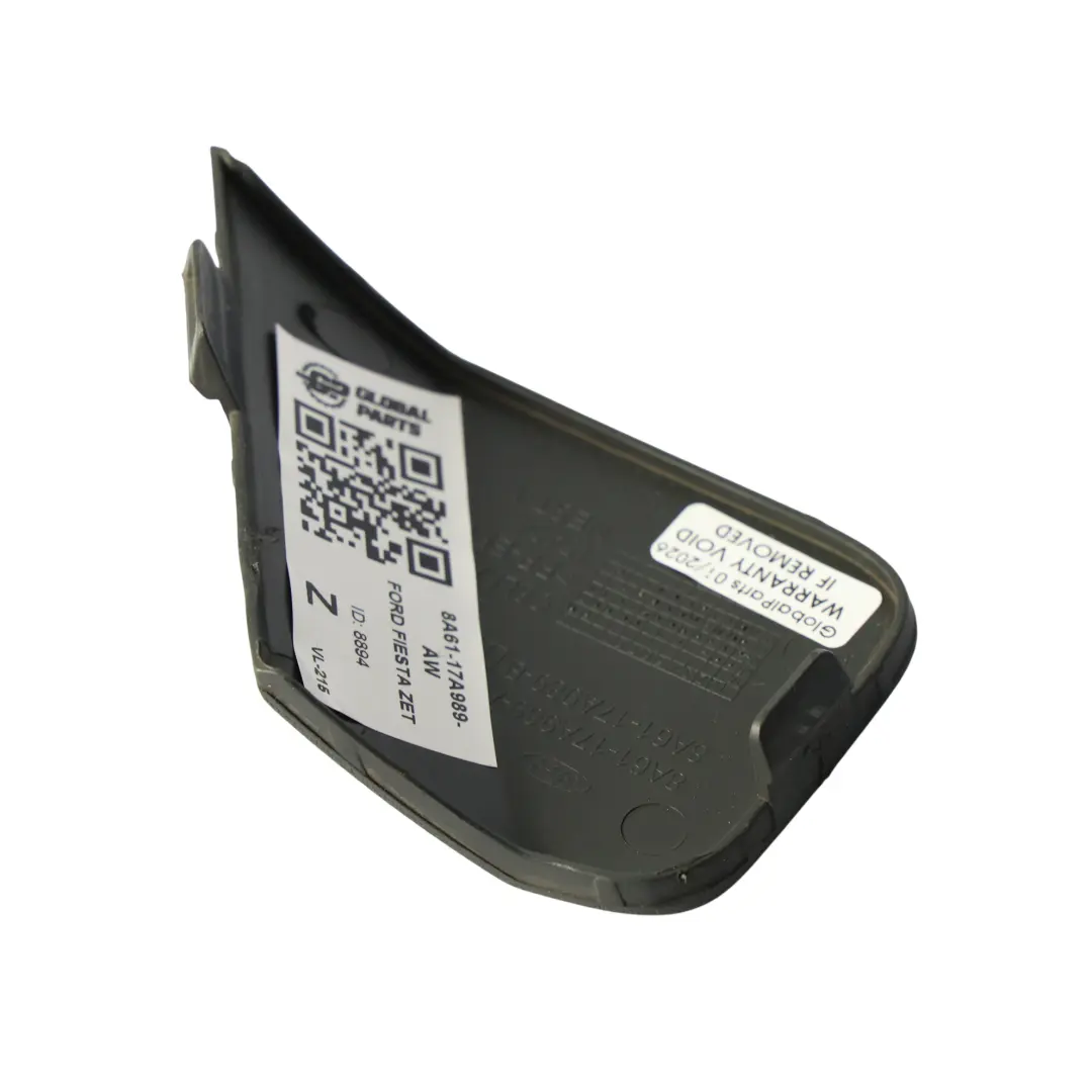 Parachoques Delantero Ojo De Remolque Tapa Negro 8A61-17A989-A para Ford Fiesta Mk7 con número de pieza 8A61-17A989-AW Ford Fiesta Mk7 Parachoques Delantero Ojo De Remolque Tapa Negro 8A61-17A989-A - SKU 1532222 - Número de pieza 8A61-17A989-AW