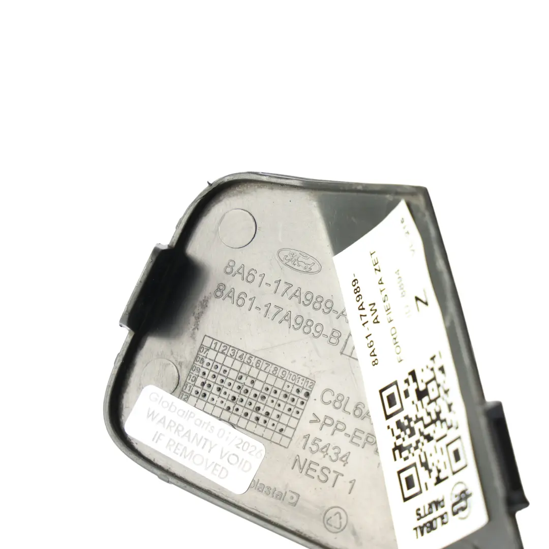 Parachoques Delantero Ojo De Remolque Tapa Negro 8A61-17A989-A para Ford Fiesta Mk7 con número de pieza 8A61-17A989-AW Ford Fiesta Mk7 Parachoques Delantero Ojo De Remolque Tapa Negro 8A61-17A989-A - SKU 1532222 - Número de pieza 8A61-17A989-AW