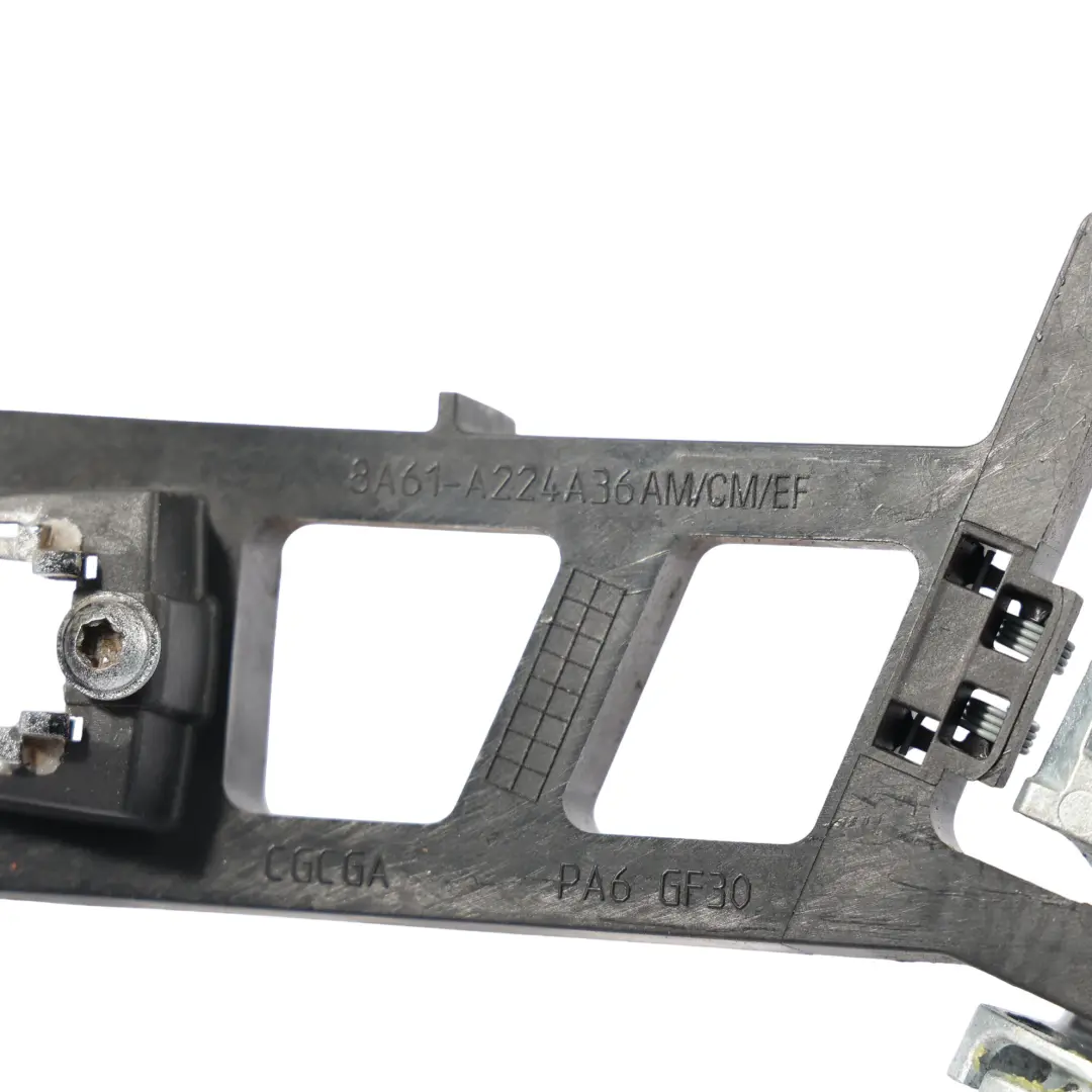 Front Door Handle Carrier Bracket Right O/S to Ford Fiesta Mk7 with Part number 8A61-A224A36-AM Ford Fiesta Mk7 Front Door Handle Carrier Bracket Right O/S - SKU RHD-8A61-A224A36-AM - Part number 8A61-A224A36-AM
