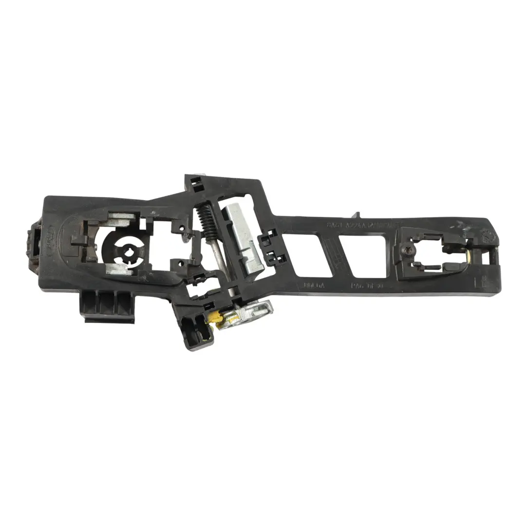 Front Door Handle Carrier Bracket Left N/S to Ford Fiesta Mk7 with Part number 8A61-A224A37-AM Ford Fiesta Mk7 Front Door Handle Carrier Bracket Left N/S - SKU RHD-8A61-A224A37-AM - Part number 8A61-A224A37-AM