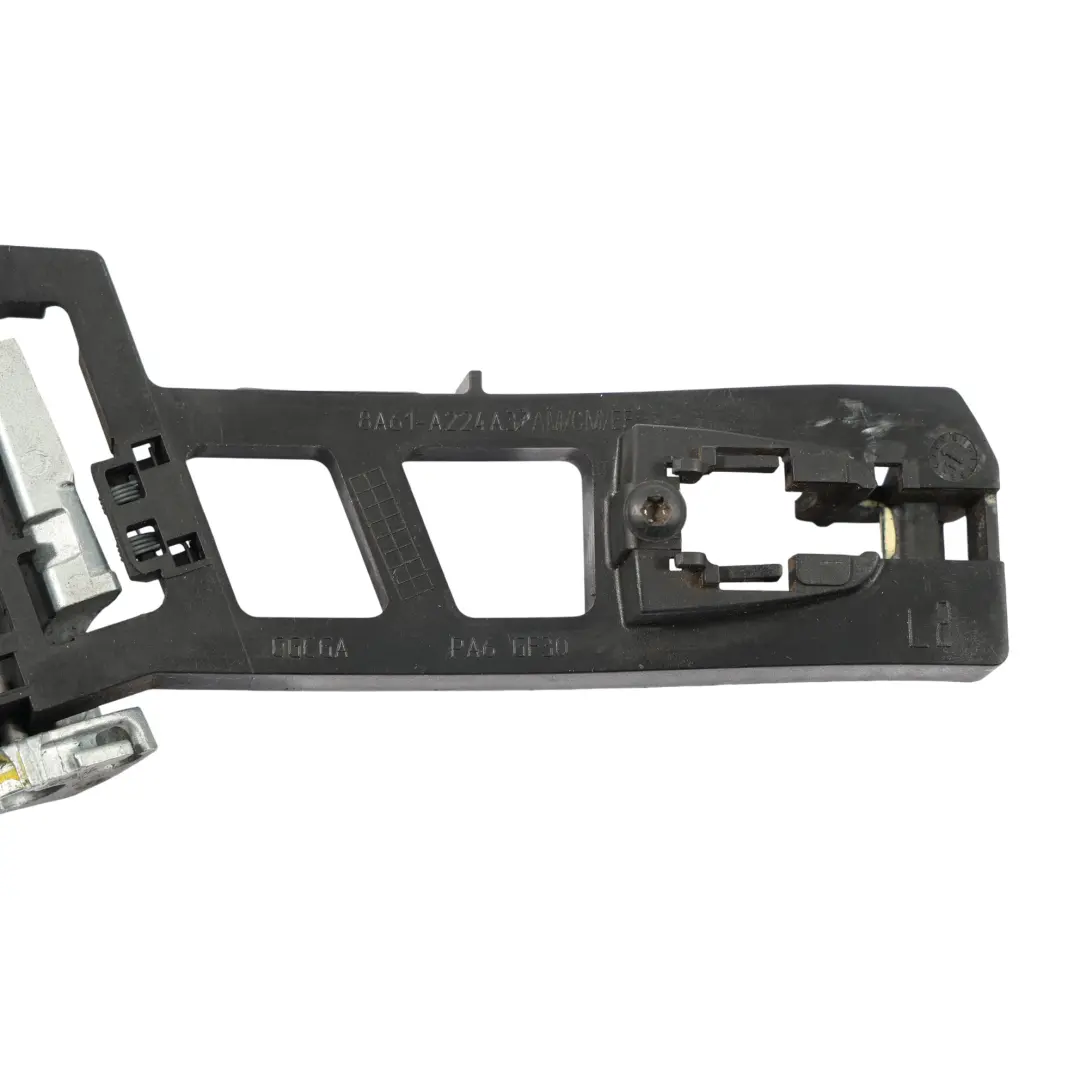 Front Door Handle Carrier Bracket Left N/S to Ford Fiesta Mk7 with Part number 8A61-A224A37-AM Ford Fiesta Mk7 Front Door Handle Carrier Bracket Left N/S - SKU RHD-8A61-A224A37-AM - Part number 8A61-A224A37-AM