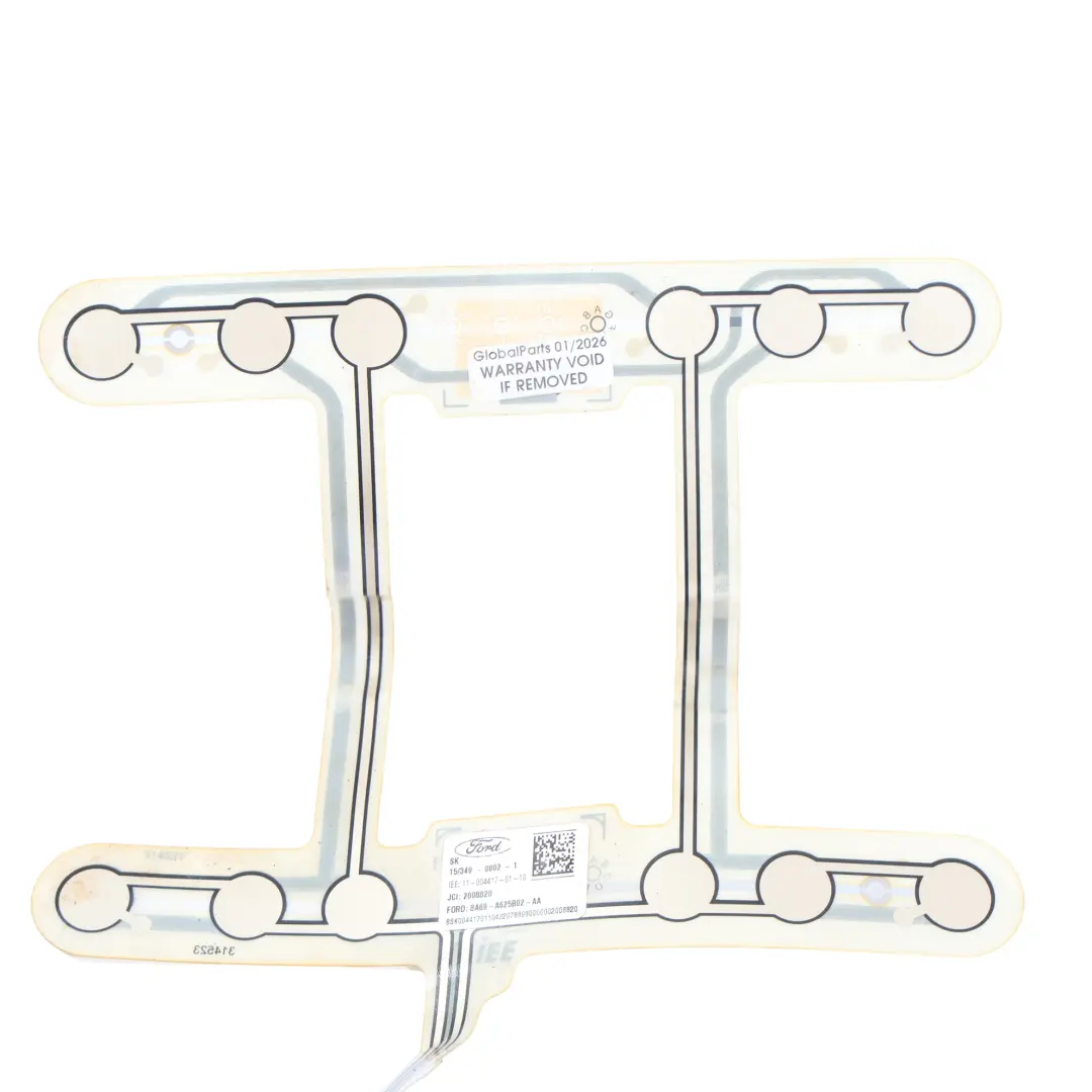 Ford Fiesta MK7 Capteur De Présence Du Siège Passager Avant Pour - SKU 8A69-A625B02-AA - Numéro de pièce 8A69-A625B02-AA