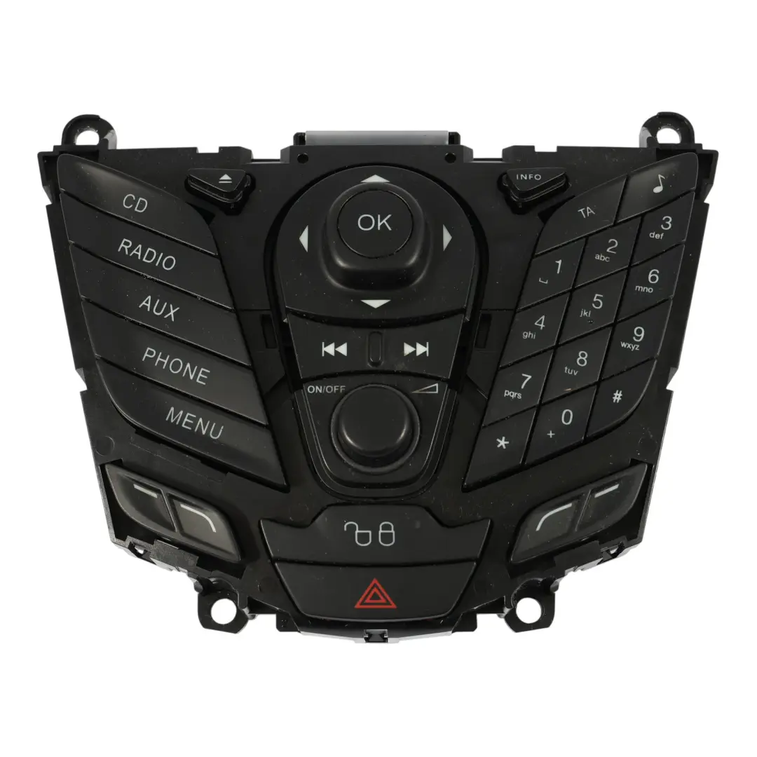 Panel Sterowania Radia CD Przełączniki do Ford Fiesta Mk7 o numerze 8A6T-18K811-BE Ford Fiesta Mk7 Panel Sterowania Radia CD Przełączniki - SKU 8A6T-18K811-BE - Numer Części 8A6T-18K811-BE