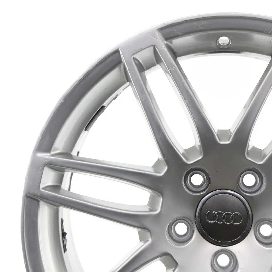 Cerchio In Lega Argento 18" 8J ET:43 per Audi A4 B6 B7 con numero di parte 8E0601025BA Audi A4 B6 B7 Cerchio In Lega Argento 18" 8J ET:43 - SKU 8E0601025BA-2 - Numero di parte 8E0601025BA