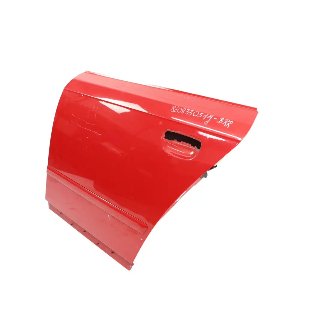 Drzwi Lewe Tylne Brilliant Red Czerwone - Y3J do Audi A4 B7 Avant o numerze 8E0833051J Audi A4 B7 Avant Drzwi Lewe Tylne Brilliant Red Czerwone - Y3J - SKU 8E0833051J-BRR - Numer Części 8E0833051J