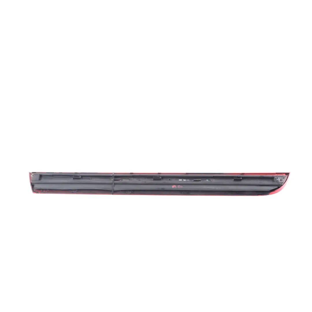 Audi A4 B7 Rear Door Lower Strip Moulding Right O/S Emotion Red - S3H 8E0853970D - SKU 8E0853970D-EMR - Part number 8E0853970D-EMR