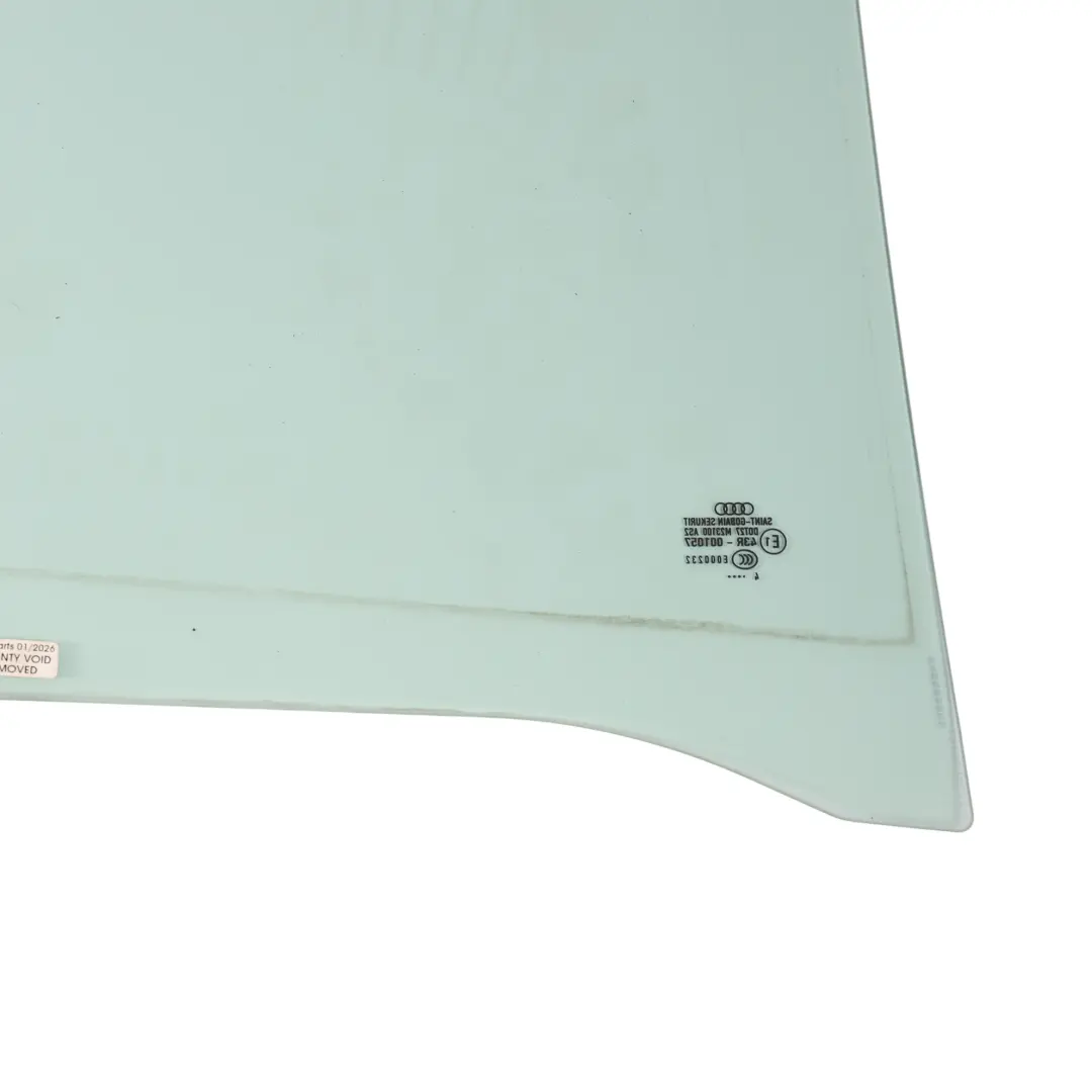 Audi A4 B7 Avant Hintere Tür Fenster Glas Verglasung Links Grün AS2 - SKU 8E5845025C-1 - Teilenummer 8E5845025C