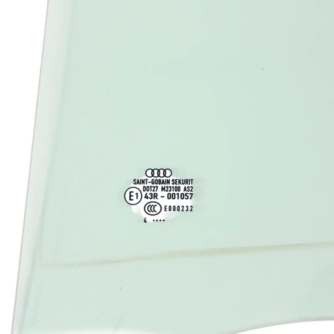 Audi A4 B7 Avant Puerta Trasera Ventana Cristal Izquierda Verde AS2 - SKU 8E5845025C-1 - Número de pieza 8E5845025C