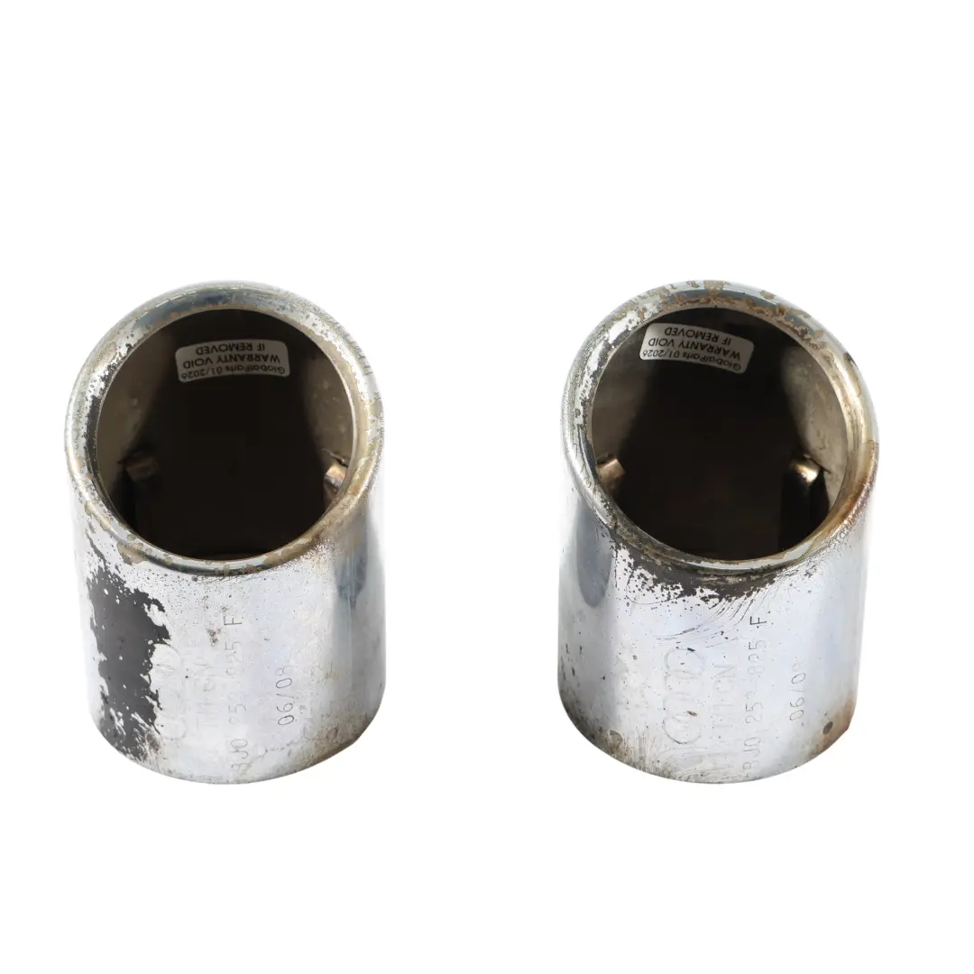 Exhaust Trim Tailpipes Finish Cover Trim Set to Audi TT 8J with Part number 8J0253825F Audi TT 8J Exhaust Trim Tailpipes Finish Cover Trim Set - SKU 8J0253825F - Part number 8J0253825F