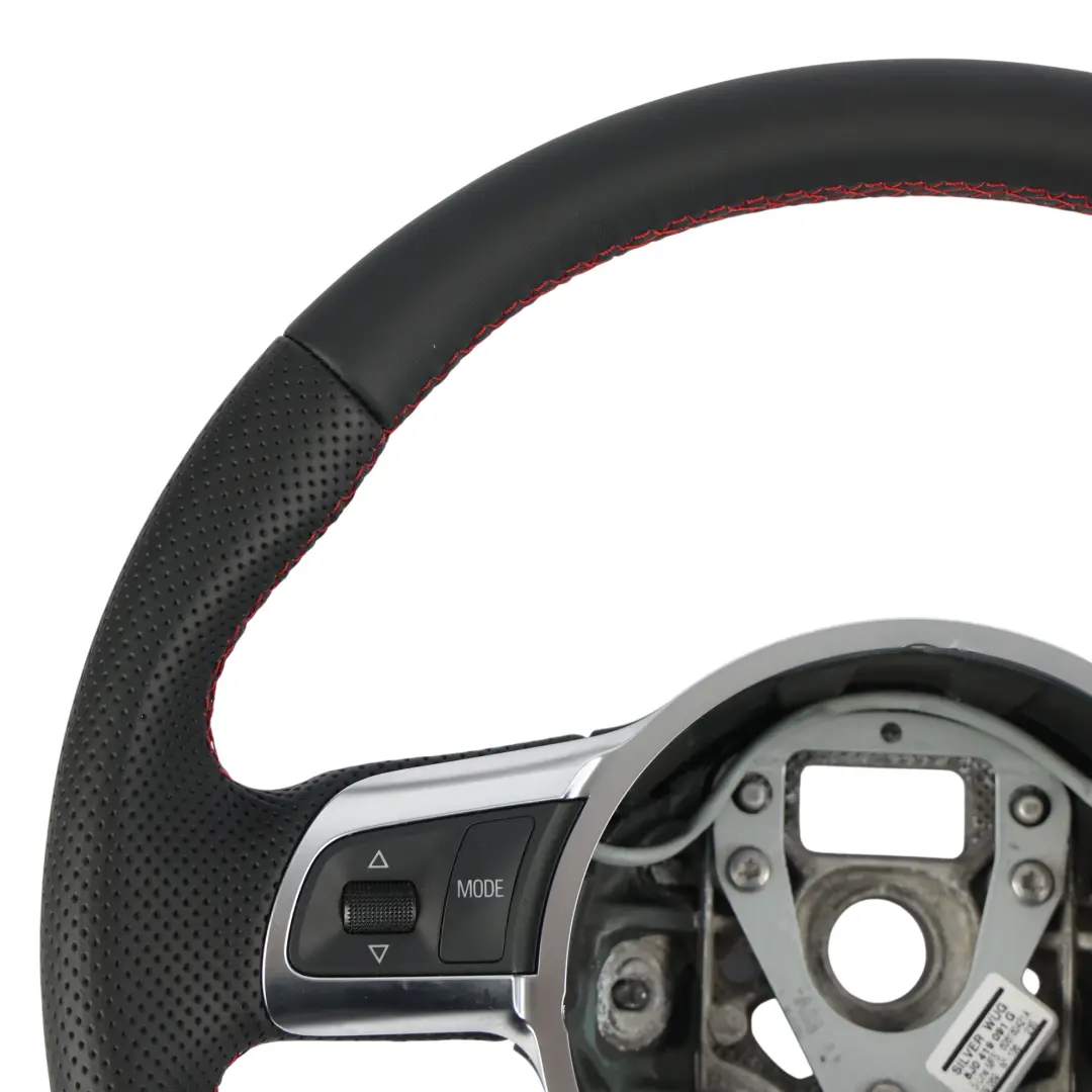 Lenkrad NEU Schwarz Leder Flachboden für Audi A3 8P S-Line mit Teilenummer 8J0419091G Audi A3 8P S-Line Lenkrad NEU Schwarz Leder Flachboden - SKU 8J0419091G-2 - Teilenummer 8J0419091G