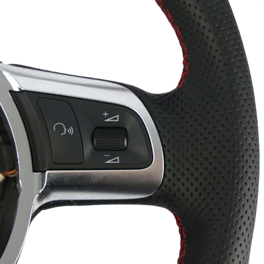 Audi A3 8P S-Line Volante NUOVO In Pelle Nera Fondo Piatto - SKU 8J0419091G-2 - Numero di parte 8J0419091G