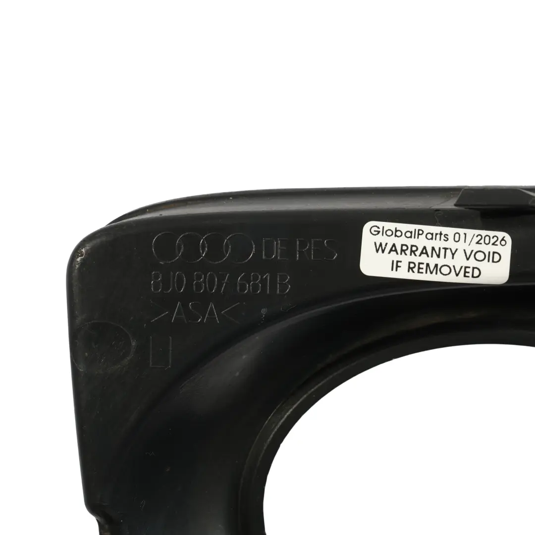 Audi TT 8J Osłona Lampy Przeciwmgielnej Zderzaka Przód Lewa - SKU 8J0807681B - Numer Części 8J0807681B