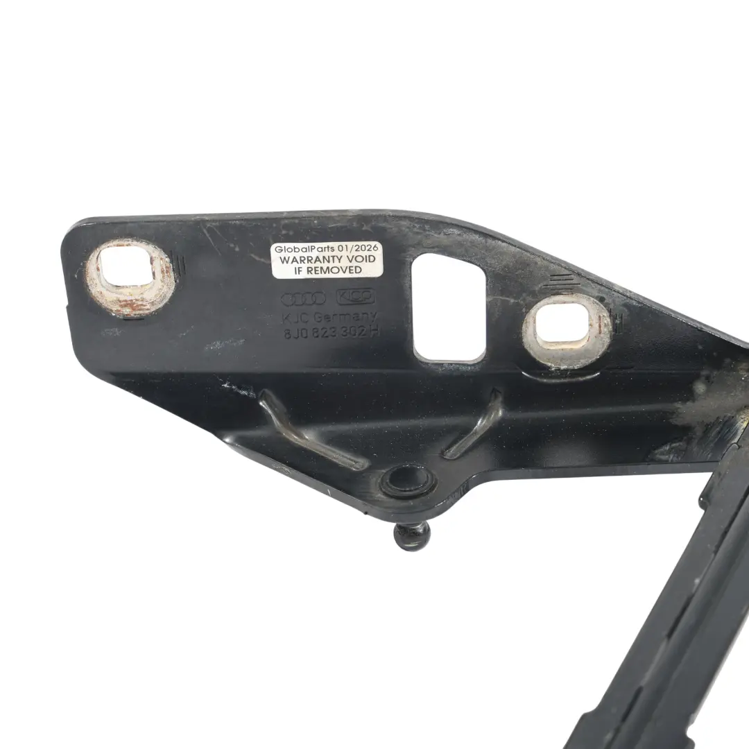 Audi TT 8J Cerniera Cofano Anteriore Destra Phantom Black - Z9Y - SKU 8J0823302H-PHB - Numero di parte 8J0823302H