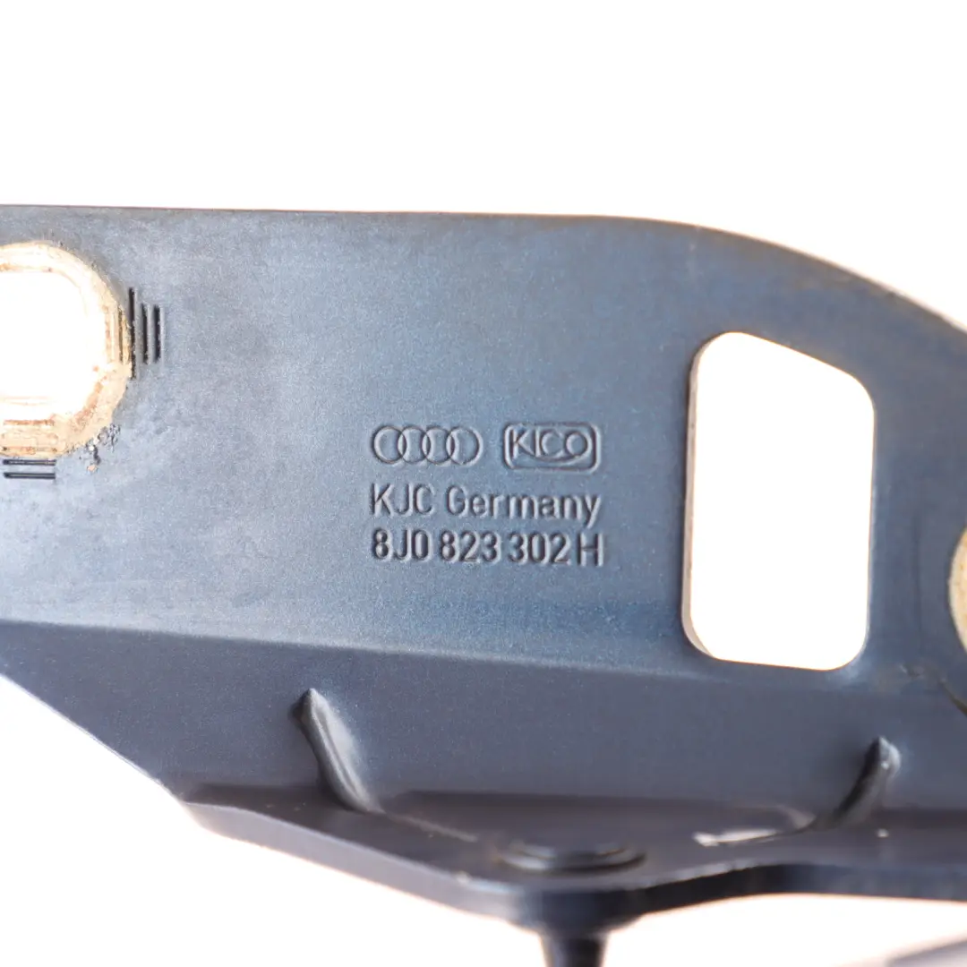 Bonnet Hood Hinge Front Left N/S Scuba Blue Metallic - X5Q to Audi TT 8J with Part number 8J0823302H Audi TT 8J Bonnet Hood Hinge Front Left N/S Scuba Blue Metallic - X5Q - SKU 8J0823302H-SCB - Part number 8J0823302H