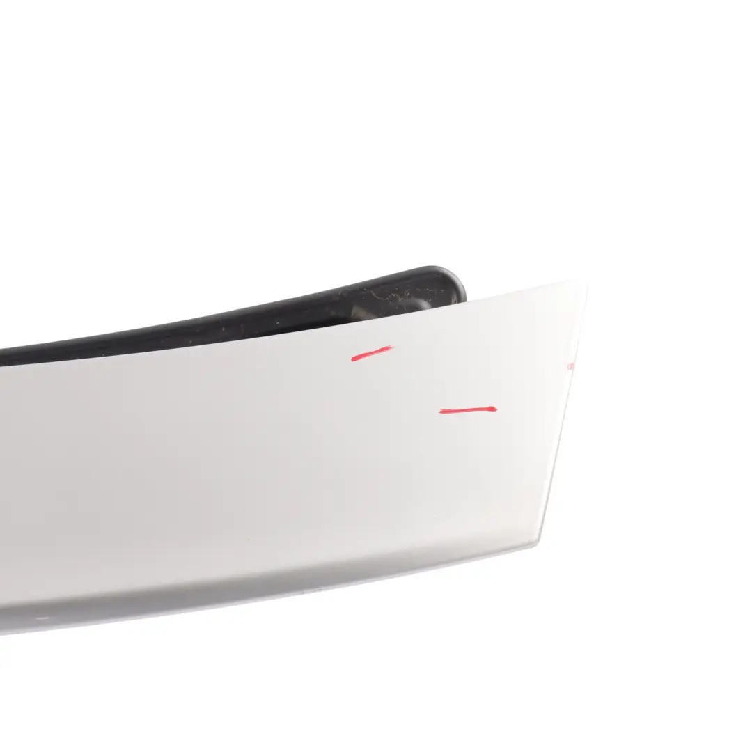 Spoiler Electric Active Spoiler Flap Ice Silver X7W to Audi TT 8J Rear with Part number 8J0827934 Audi TT 8J Rear Spoiler Electric Active Spoiler Flap Ice Silver X7W - SKU 8J0827934-ICS - Part number 8J0827934