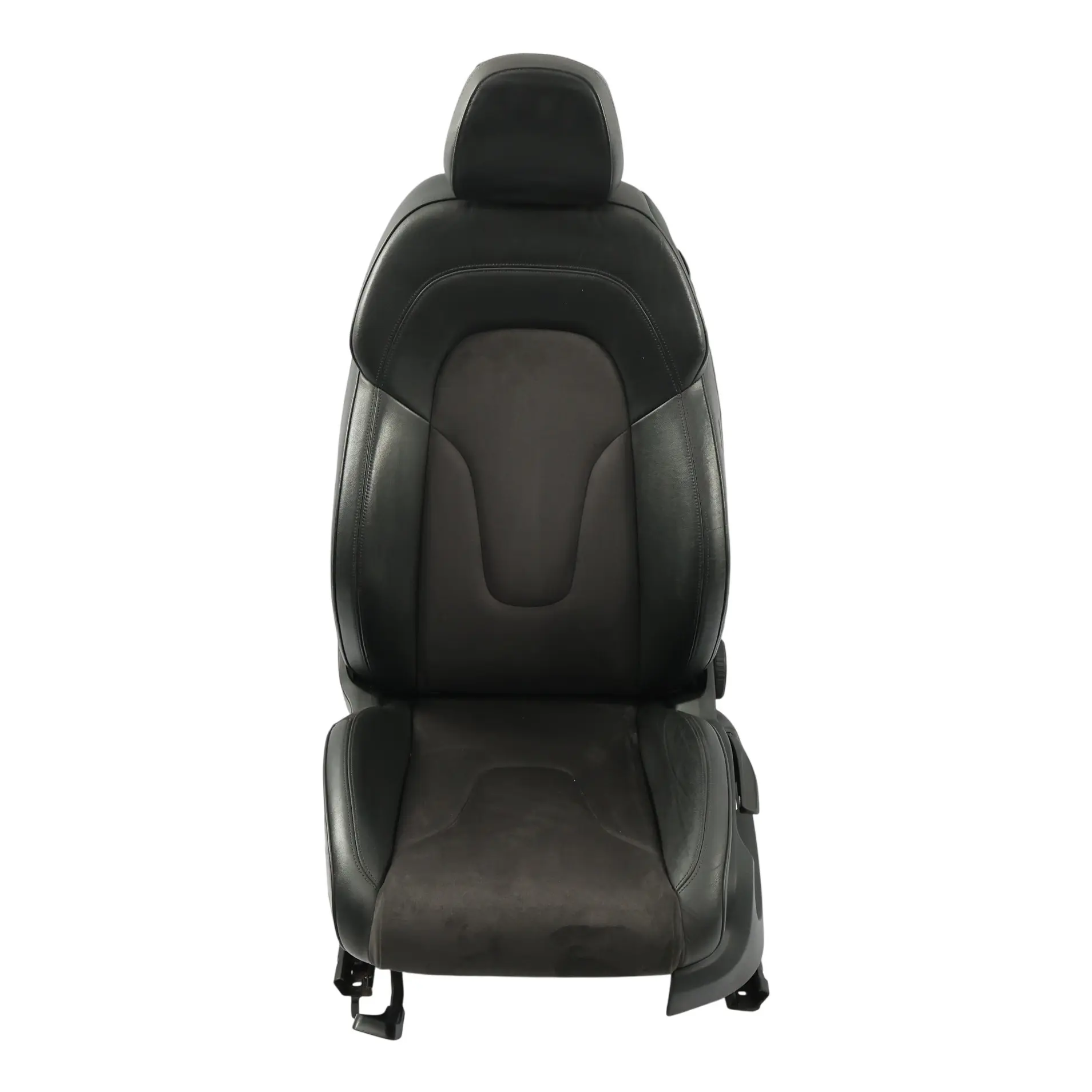 Audi TT 8J Coupe Sport Seat Front Left N/S Nappa Leather Alcantara Soul Black