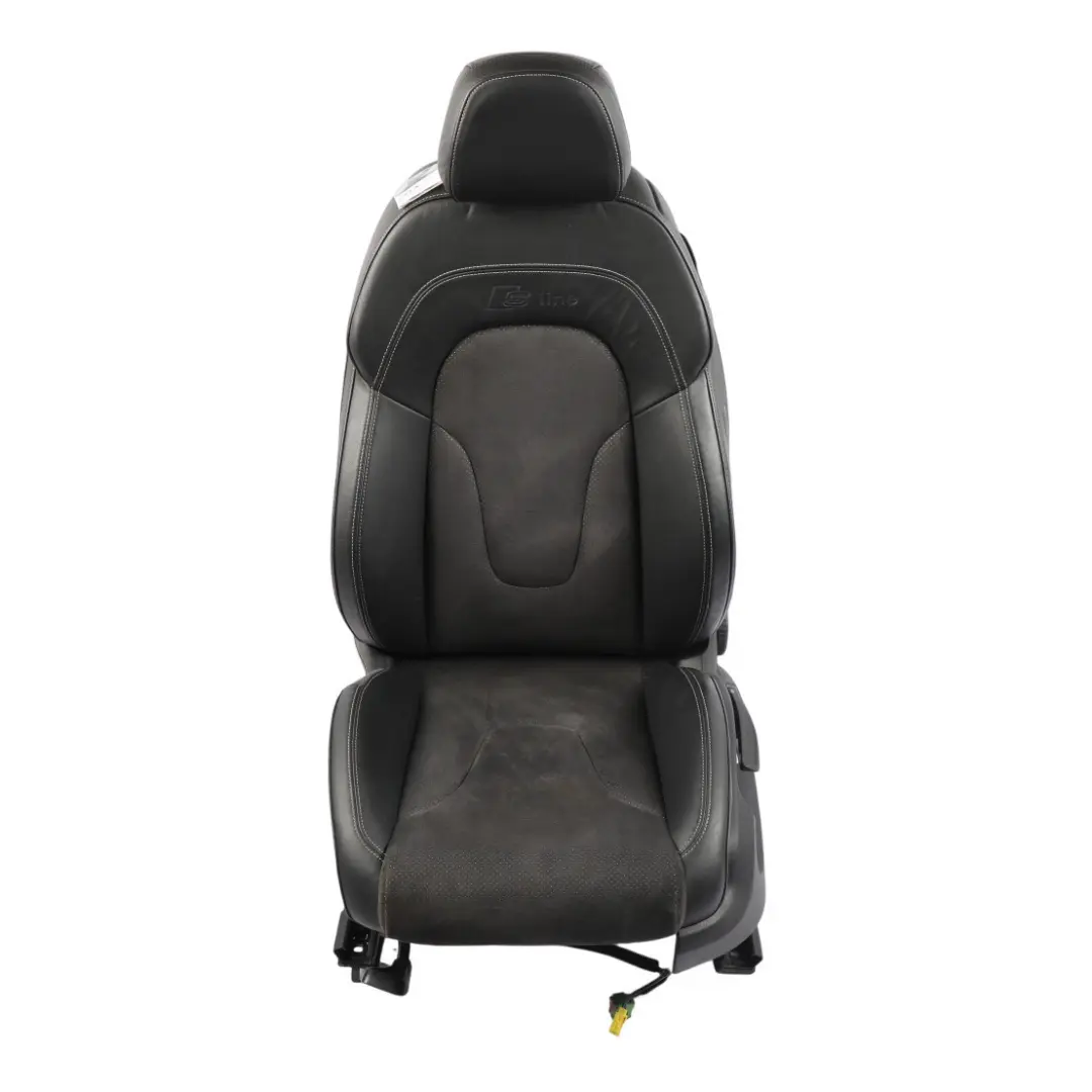 Audi TT 8J Sitz Vorne Links S-Line Beheizt Leder Alcantara Schwarz Silber - SKU 8J8881805T-1 - Teilenummer 8J8881805T