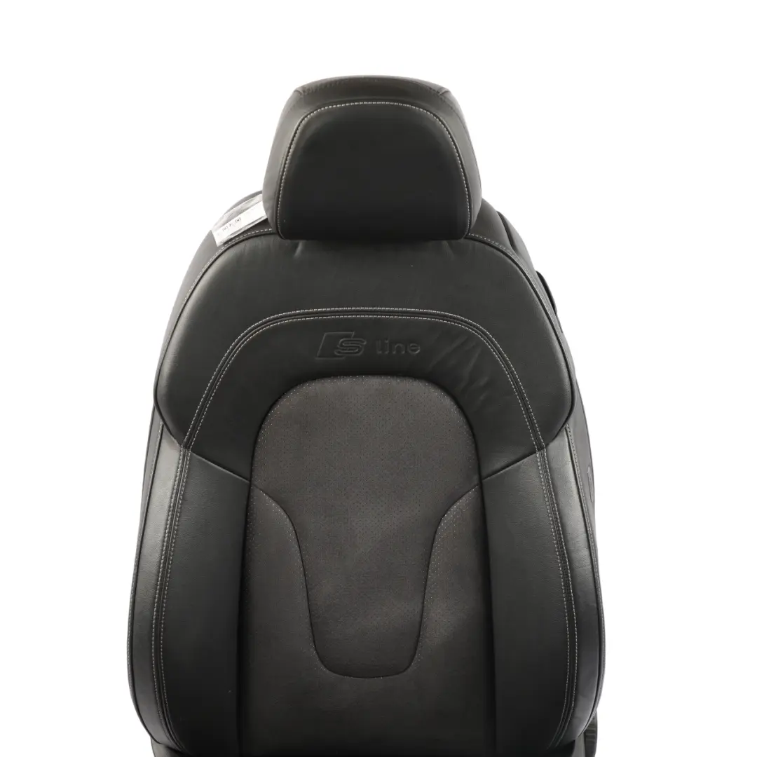 8I Seat Front Left N/S S-Line Heated Leather Alcantara Black Silver to Audi TT with Part number 8J8881805T Audi TT 8I Seat Front Left N/S S-Line Heated Leather Alcantara Black Silver - SKU 8J8881805T-1 - Part number 8J8881805T