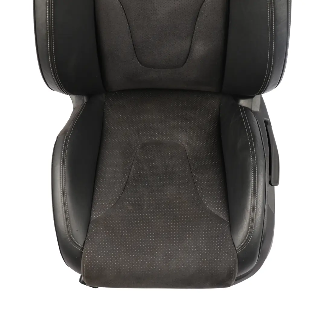 Audi TT 8J Sedile Anteriore Sinistro S-Line Pelle Alcantara Nero Argento - SKU 8J8881805T-1 - Numero di parte 8J8881805T