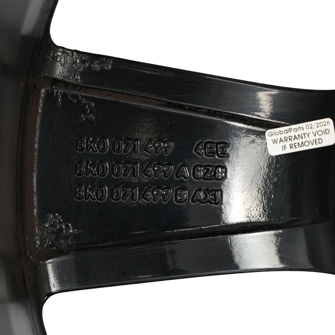 8K BBS Rotor Nero Cerchio In Lega 19" 8.5J ET:43 per Audi A4 B8 con numero di parte 8K0071499 Audi A4 B8 8K BBS Rotor Nero Cerchio In Lega 19" 8.5J ET:43 - SKU 8K0071499-1 - Numero di parte 8K0071499