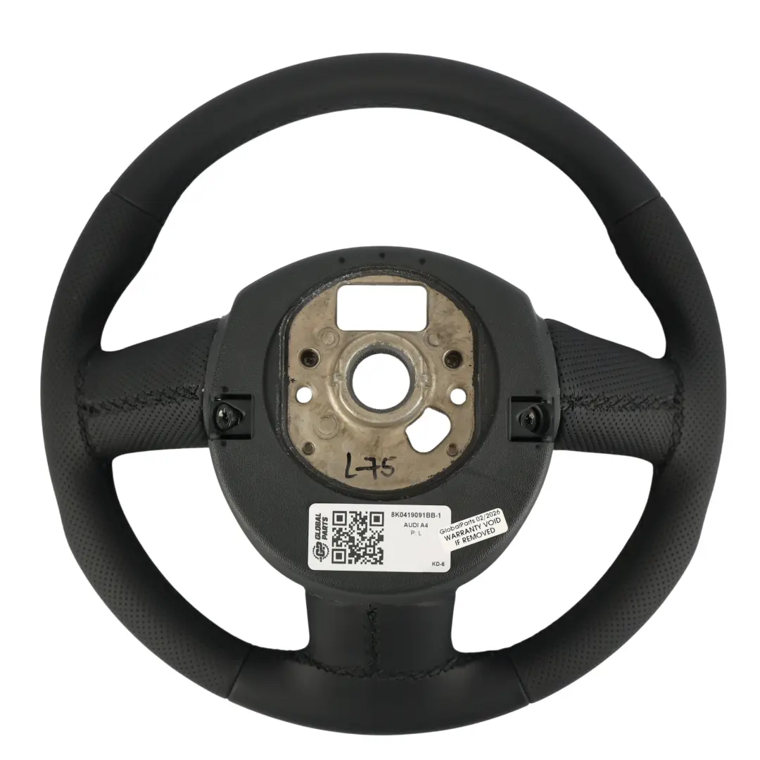 NUEVO Cuero Negro para Audi A4 B8 A5 8T Volante S-Line con número de pieza 8K0419091BB Audi A4 B8 A5 8T Volante S-Line NUEVO Cuero Negro - SKU 8K0419091BB-1 - Número de pieza 8K0419091BB