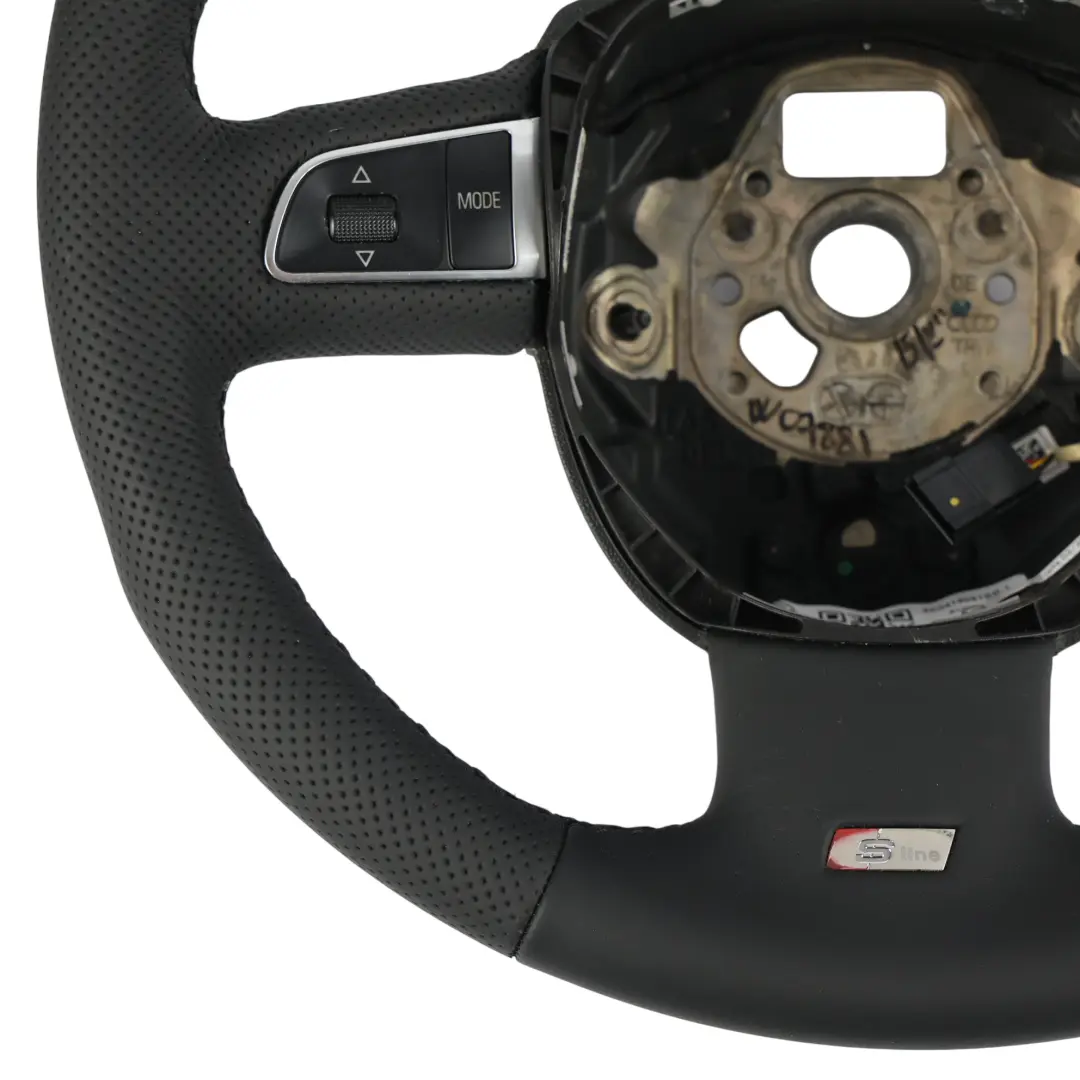 Audi A4 B8 A5 8T Steering Wheel S-Line NEW Black Leather - SKU 8K0419091BB-1 - Part number 8K0419091BB