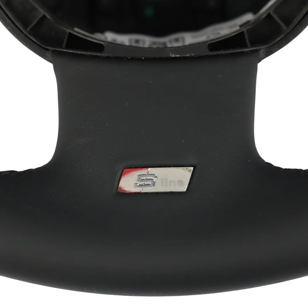 NUOVO Pelle Nera per Audi A4 B8 A5 8T Volante S-Line con numero di parte 8K0419091BB Audi A4 B8 A5 8T Volante S-Line NUOVO Pelle Nera - SKU 8K0419091BB-1 - Numero di parte 8K0419091BB