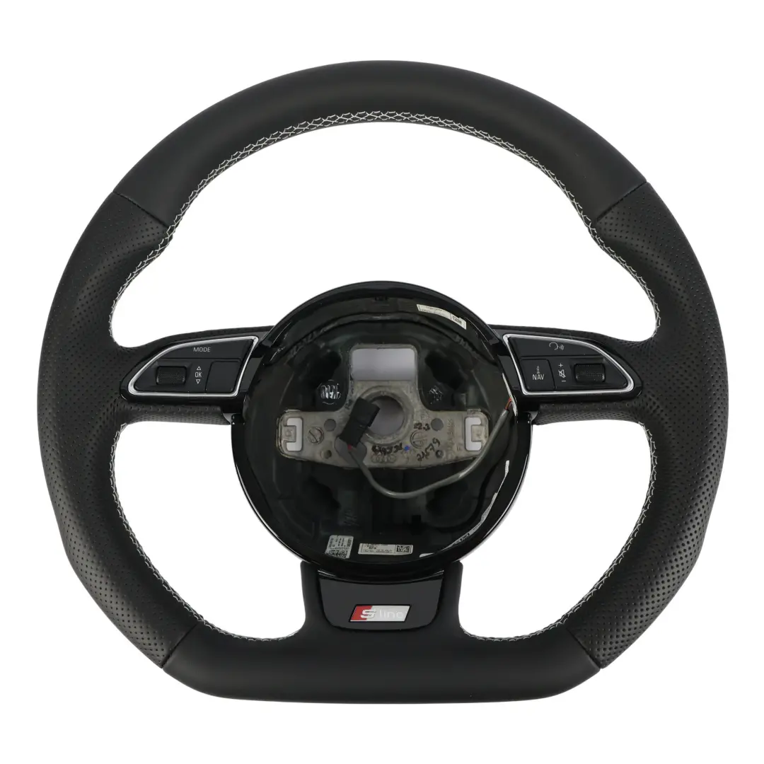 Volant Audi A4 B8 A5 8T S-Line NEUF Cuir Noir Bas Plat pour à propos du numéro de pièce 8K0419091CN Volant Audi A4 B8 A5 8T S-Line NEUF Cuir Noir Bas Plat - SKU 8K0419091CN-1 - Numéro de pièce 8K0419091CN