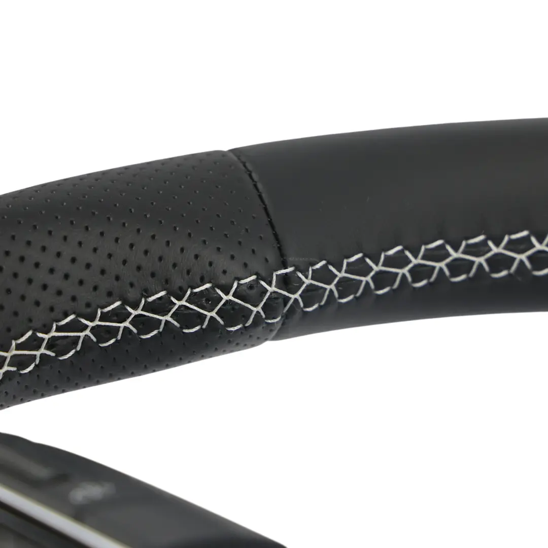 NUOVO In Pelle Nera Fondo Piatto per Volante Audi A4 B8 A5 8T S-Line con numero di parte 8K0419091CN Volante Audi A4 B8 A5 8T S-Line NUOVO In Pelle Nera Fondo Piatto - SKU 8K0419091CN-1 - Numero di parte 8K0419091CN