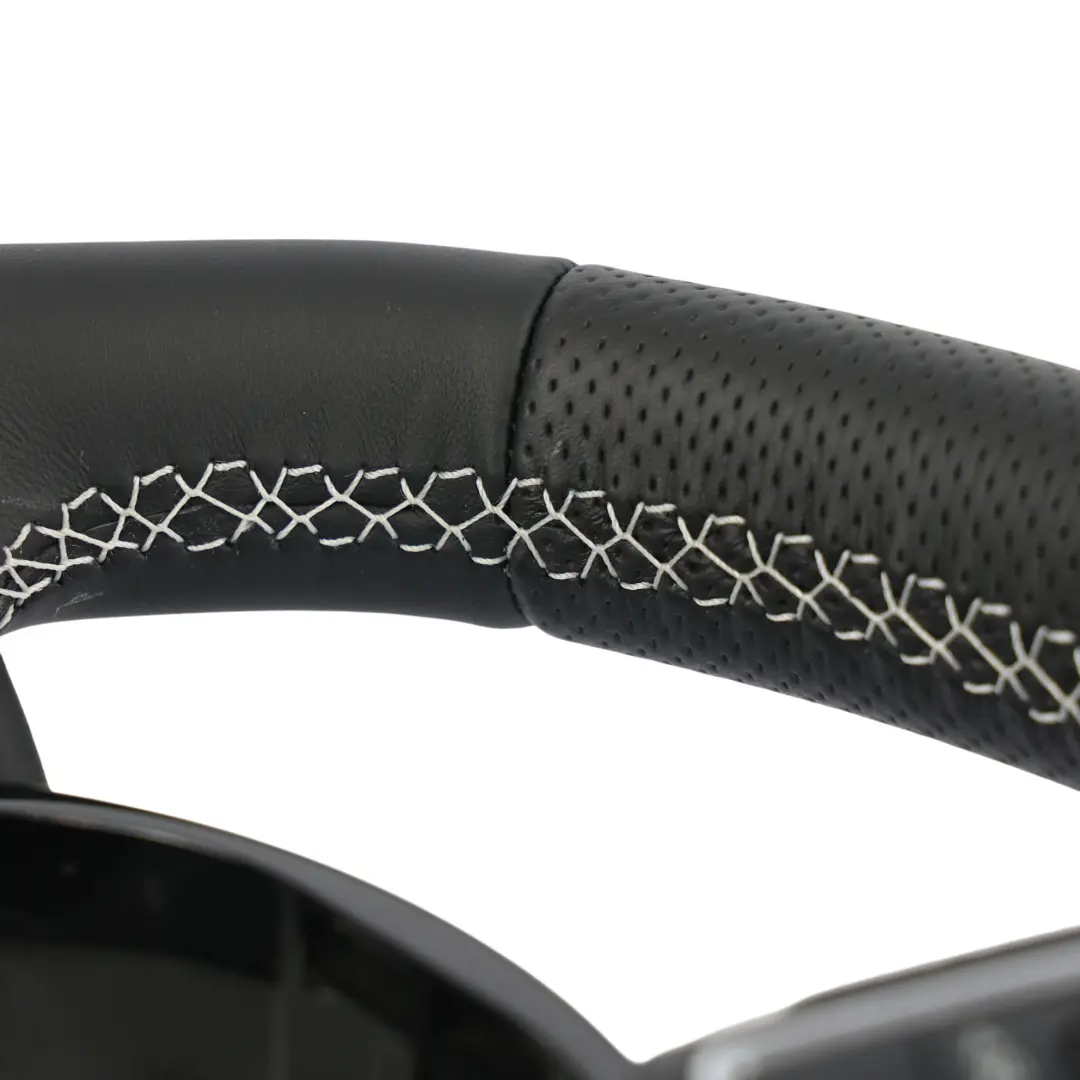 Steering Wheel Audi A4 B8 A5 8T S-Line NEW Black Leather Flat Bottom to with Part number 8K0419091CN Steering Wheel Audi A4 B8 A5 8T S-Line NEW Black Leather Flat Bottom - SKU 8K0419091CN-1 - Part number 8K0419091CN