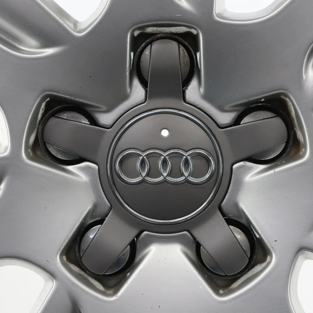 Audi A4 B8 A5 8T Silver Wheel Alloy Rim 17" ET:45 7,5J 8K0601025B - SKU 8K0601025B-2 - Part number 8K0601025B-2