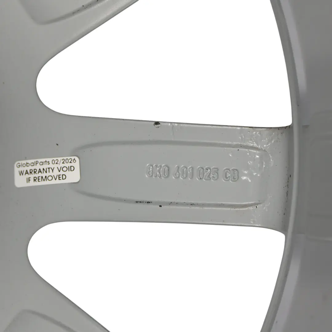 8K Argento Cerchio In Lega 18" 8J ET:47 10-Spoke per Audi A4 B8 con numero di parte 8K0601025CB Audi A4 B8 8K Argento Cerchio In Lega 18" 8J ET:47 10-Spoke - SKU 8K0601025CB-1 - Numero di parte 8K0601025CB