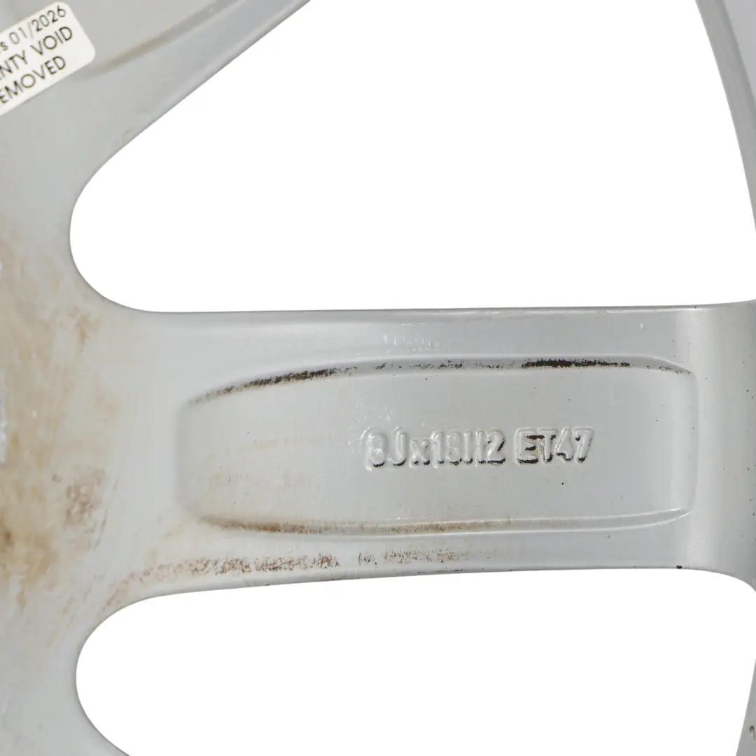 Audi A4 B8 8K Silberne Alufelge 18" 8J ET:47 10-Speiche - SKU 8K0601025CB-1 - Teilenummer 8K0601025CB