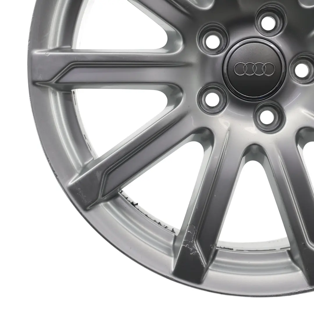 Audi A4 B8 8K Jante Alliage Argent 18" 8J ET:47 10 Branches - SKU 8K0601025CB-1 - Numéro de pièce 8K0601025CB