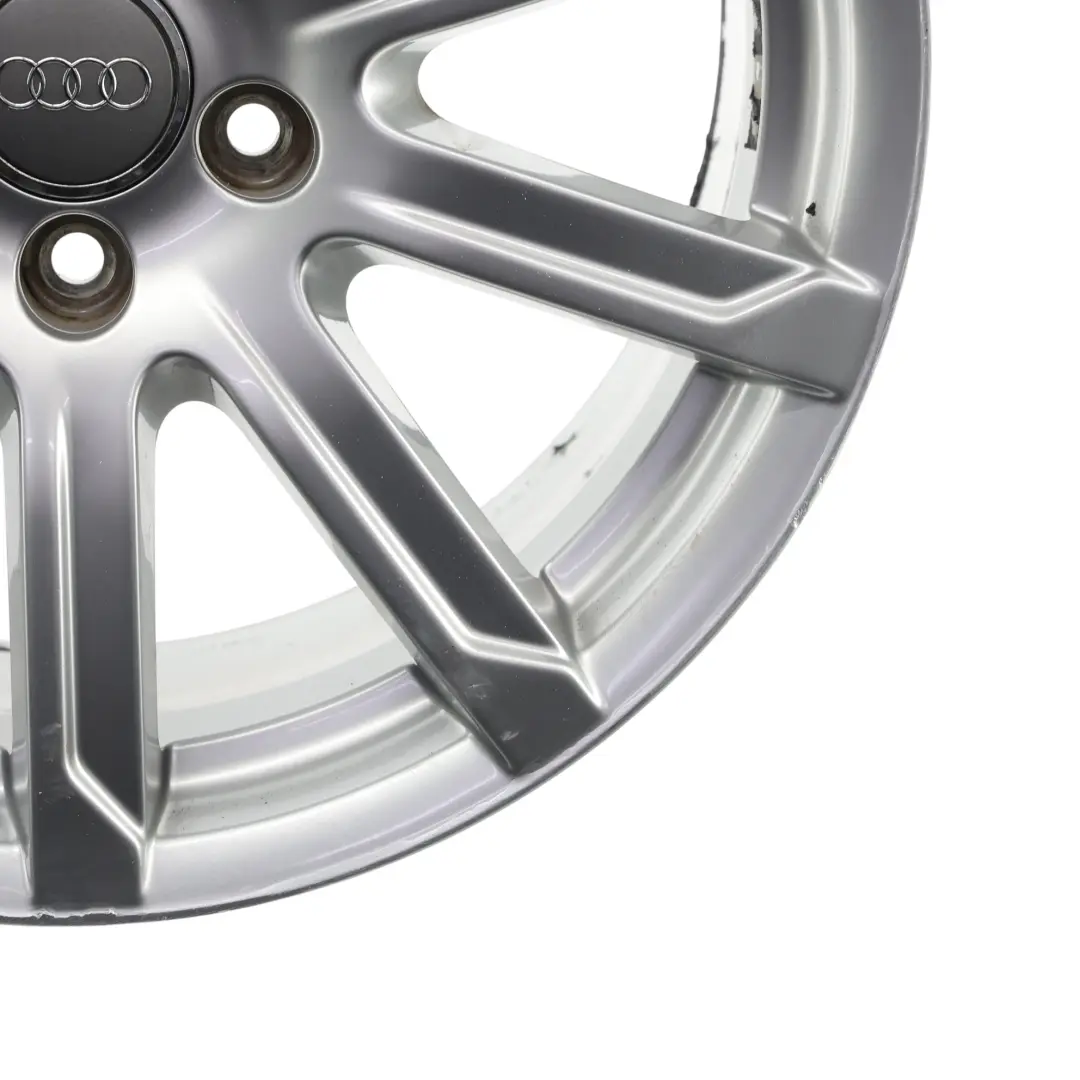 Audi A4 B8 8K Silberne Alufelge 18" 8J ET:47 10-Speiche - SKU 8K0601025CB-1 - Teilenummer 8K0601025CB