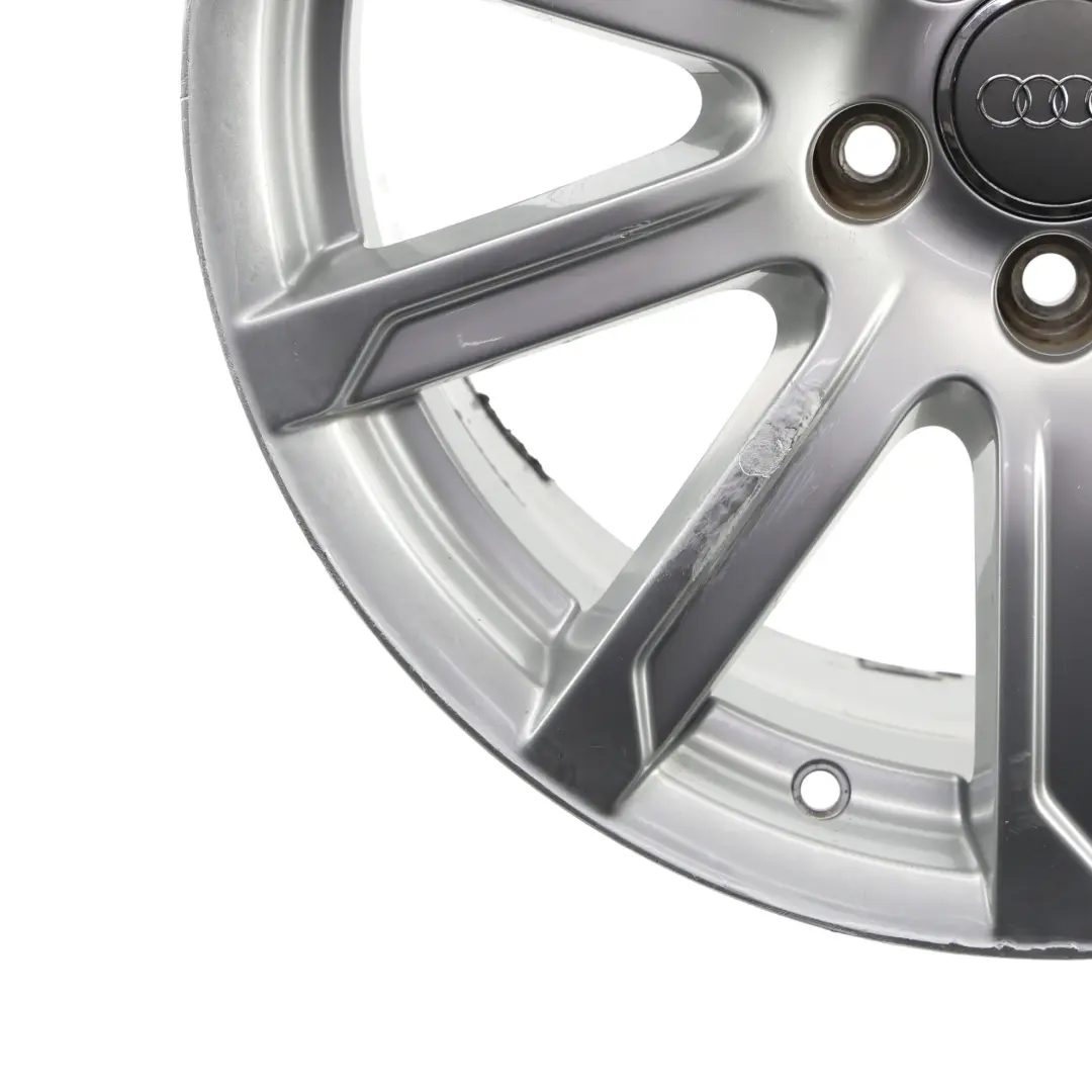 Audi A4 B8 8K Silver Wheel Alloy Rim 18" 8J ET:47 10-Spoke - SKU 8K0601025CB-1 - Part number 8K0601025CB