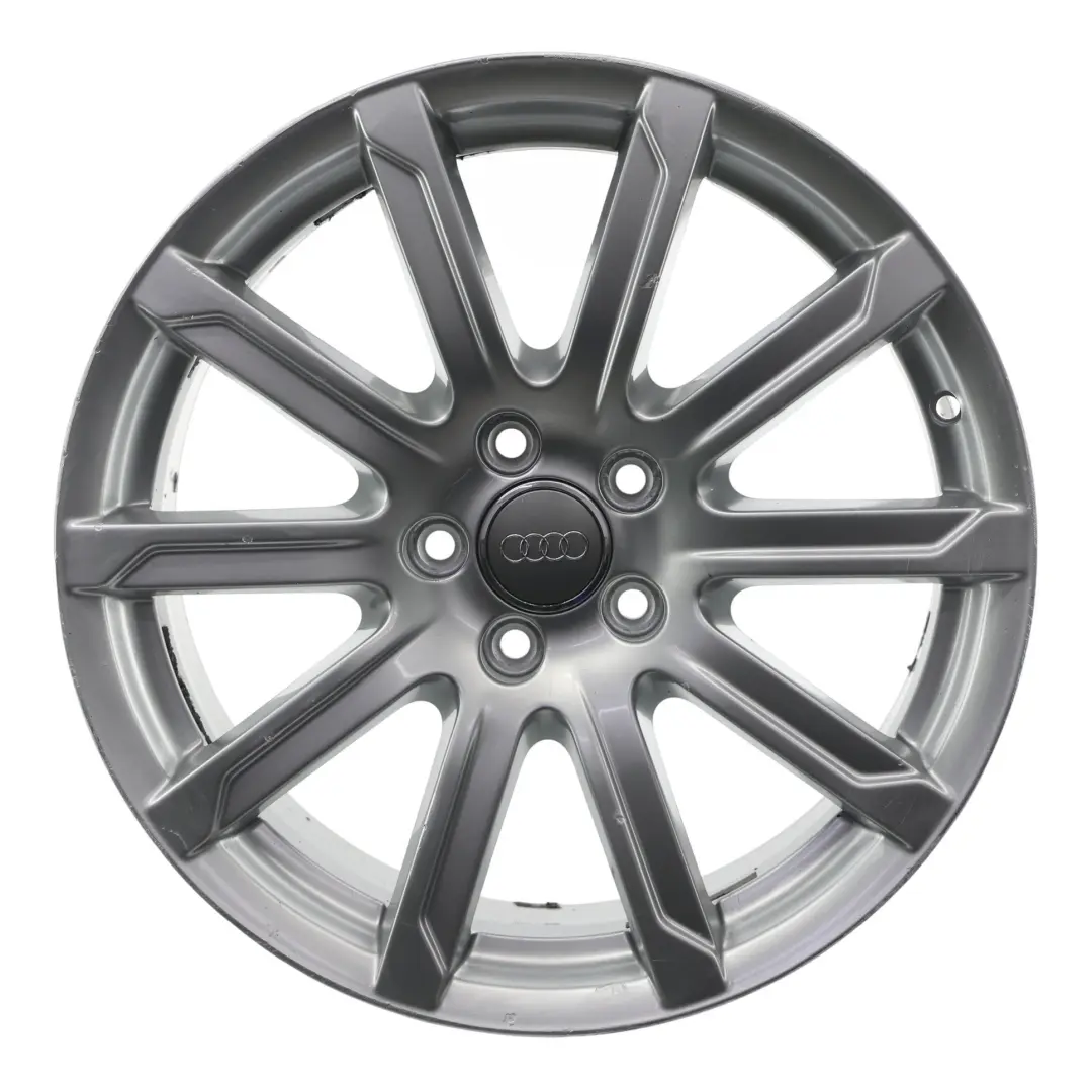 8K Srebrna Felga Aluminiowa 18" 8J ET:47 10-Ramienna do Audi A4 B8 o numerze 8K0601025CB Audi A4 B8 8K Srebrna Felga Aluminiowa 18" 8J ET:47 10-Ramienna - SKU 8K0601025CB-2 - Numer Części 8K0601025CB