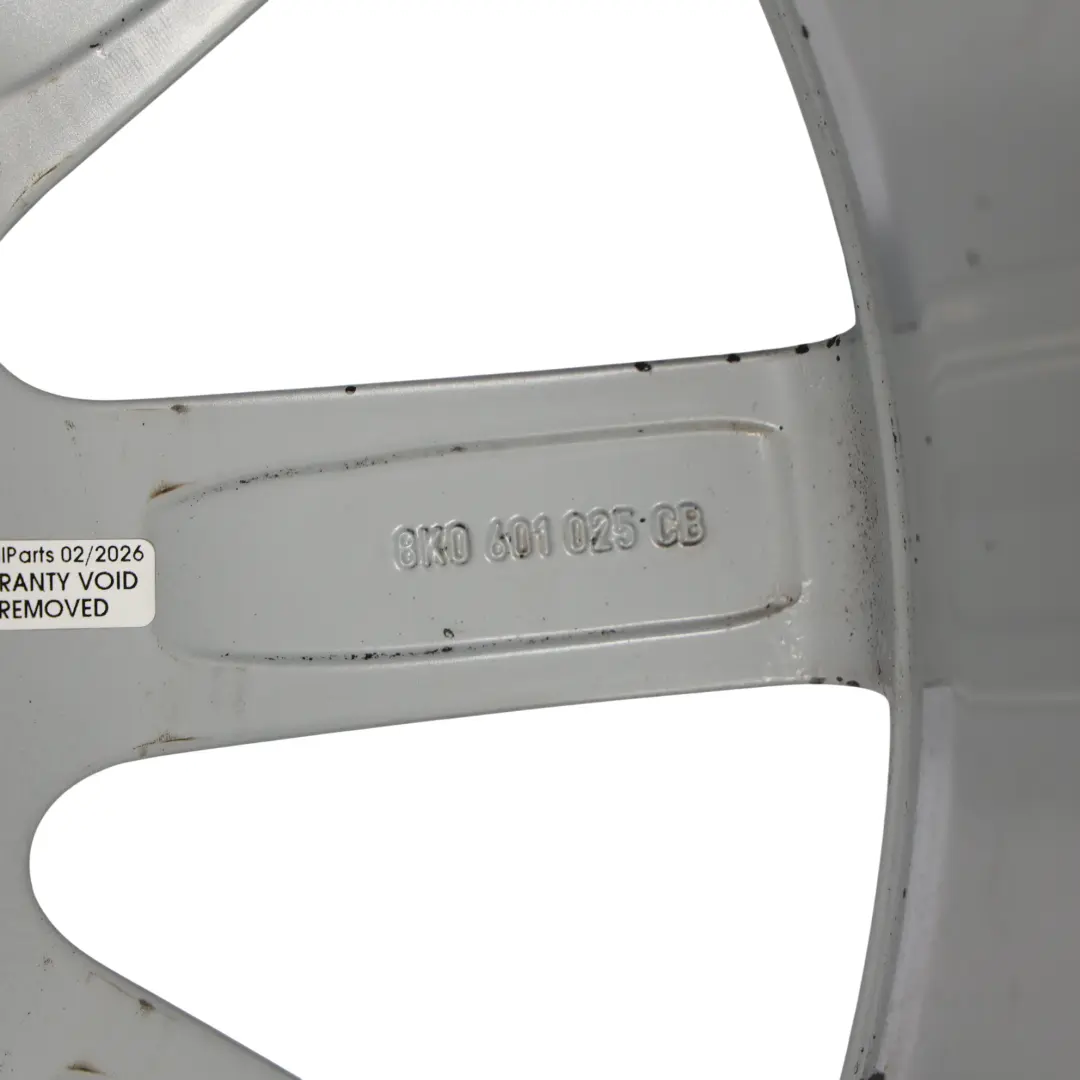 8K Silver Wheel Alloy Rim 18" 8J ET:47 10-Spoke to Audi A4 B8 with Part number 8K0601025CB Audi A4 B8 8K Silver Wheel Alloy Rim 18" 8J ET:47 10-Spoke - SKU 8K0601025CB-2 - Part number 8K0601025CB