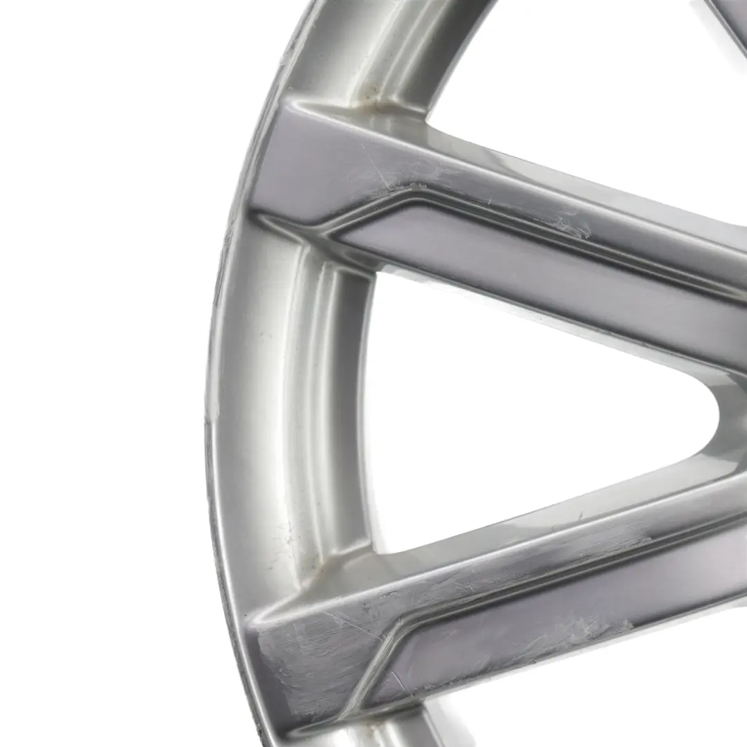 Audi A4 B8 8K Srebrna Felga Aluminiowa 18" 8J ET:47 10-Ramienna - SKU 8K0601025CB-2 - Numer Części 8K0601025CB