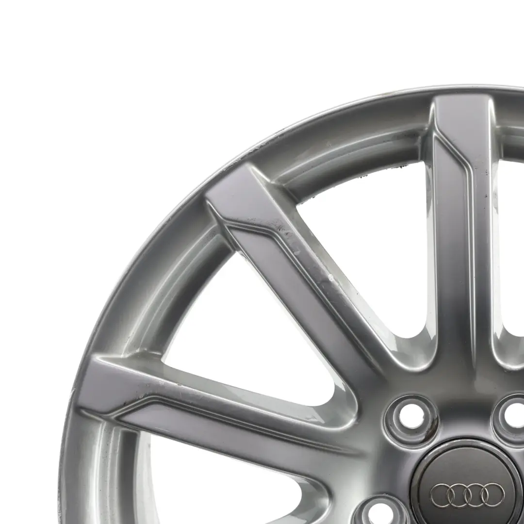 Audi A4 B8 8K Silver Wheel Alloy Rim 18" 8J ET:47 10-Spoke - SKU 8K0601025CB-3 - Part number 8K0601025CB