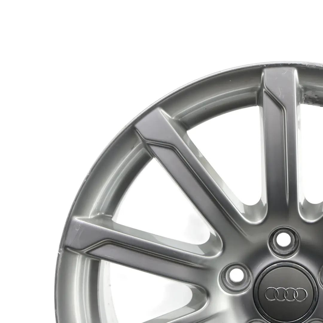 8K Silver Wheel Alloy Rim 18" 8J ET:47 10-Spoke to Audi A4 B8 with Part number 8K0601025CB Audi A4 B8 8K Silver Wheel Alloy Rim 18" 8J ET:47 10-Spoke - SKU 8K0601025CB-4 - Part number 8K0601025CB