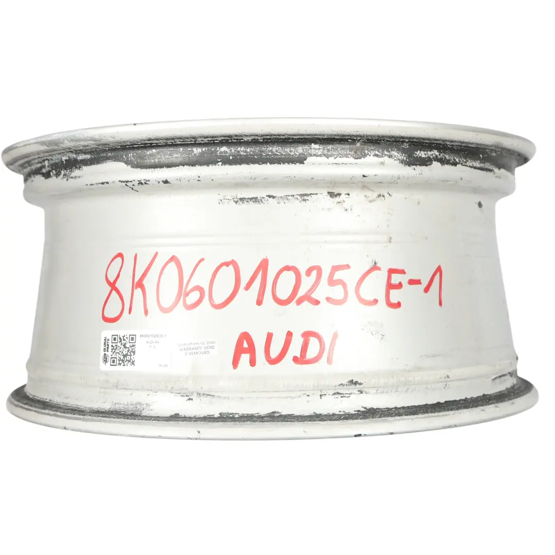 Audi A4 B8 8K Silberne Leichtmetallfelge 17" ET:45 7,5J Sternspeiche - SKU 8K0601025CE-1 - Teilenummer 8K0601025CE